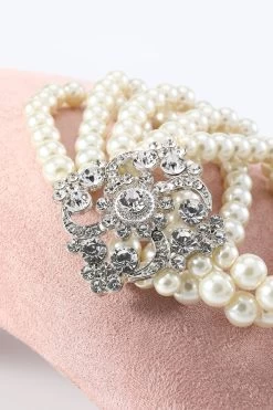 Champagne 1920s Accessoires Cinq Pièces Ensembles -Zapaka ZPKCGZL21177 Nude 5