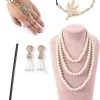 Ensemble D’accessoires Flapper Golden/Silver Des Années 1920 2 Ensemble D’accessoires Flapper Golden/Silver Des Années 1920 -Zapaka ZPKCGZL21185 Golden 1 first