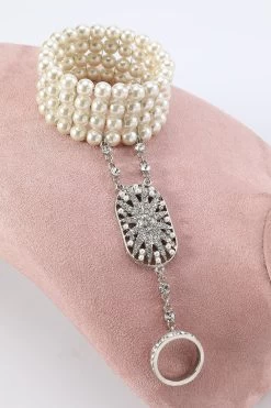 Ensemble D’accessoires Flapper Golden/Silver Des Années 1920 -Zapaka ZPKCGZL21185 Silver 4