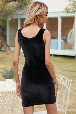 Robe De Fête De Noël Vert Armée -Zapaka ZPKCGZL21522 Black 3