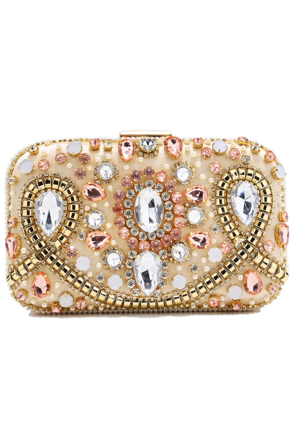 Pochette Brodée De Fête Avec Perles 3 Pochette Brodée De Fête Avec Perles