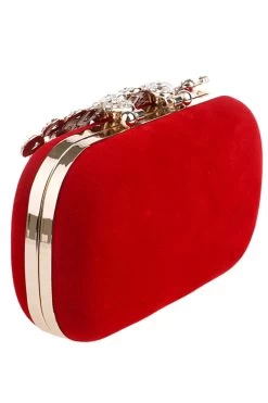 Sac à Main De Soirée All Match Dress 9 Sac à Main De Soirée All Match Dress -Zapaka ZPKCGZL21648 Red 4