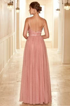 Une Longue Robe De Demoiselle D’honneur Avec Des Volants -Zapaka ZPKYYZL076 Grey Pink 6 ddc5fdc2 0355 4839 8ca7 7389f6d2b7c2