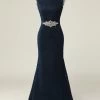 Robe Mère Fourreau En Dentelle Marine 2 Robe Mère Fourreau En Dentelle Marine -Zapaka ZPKYYZL148 Navy 1 first