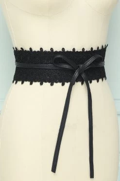 Ceinture En Dentelle Noire -Zapaka black lace belt 479145 44265ee3 ee54 4bf8 b945 bc11e83b8426