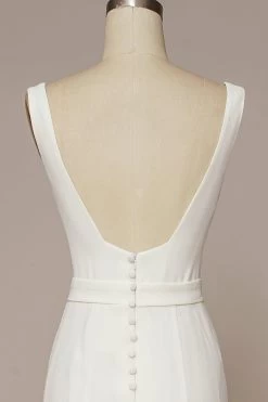 Robe De Mariée Mermaid Square Neck -Zapaka d525b5de14f94939438a4c02242c9bdb