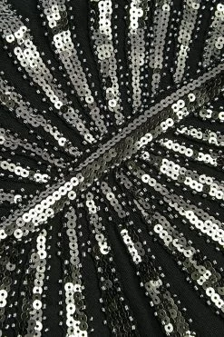Robe Sirène Noire Année 1920 Gatsby Flapper Avec Paillette -Zapaka e386e4b3 47d4 490d 8987 ce7290b89519